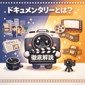 ドキュメンタリー映画・番組とは何かを徹底解説