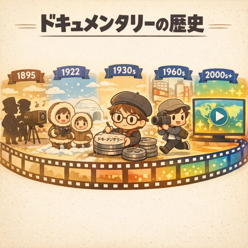 ドキュメンタリーの歴史と発展 - ドキュメンタリー映画・番組とは