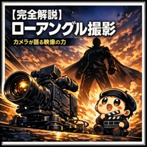 映画のローアングル撮影技法を徹底解説