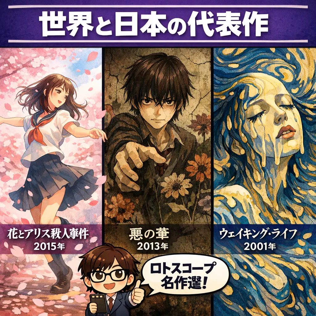ロトスコープの主要な活用事例 - 映画 ロトスコープ アニメ技法とは