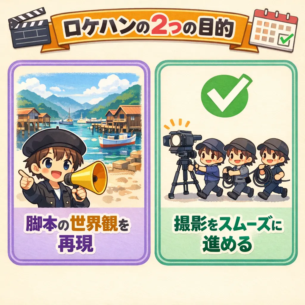 ロケハンを行う2つの大きな目的 - 映画・ドラマ ロケハンとは